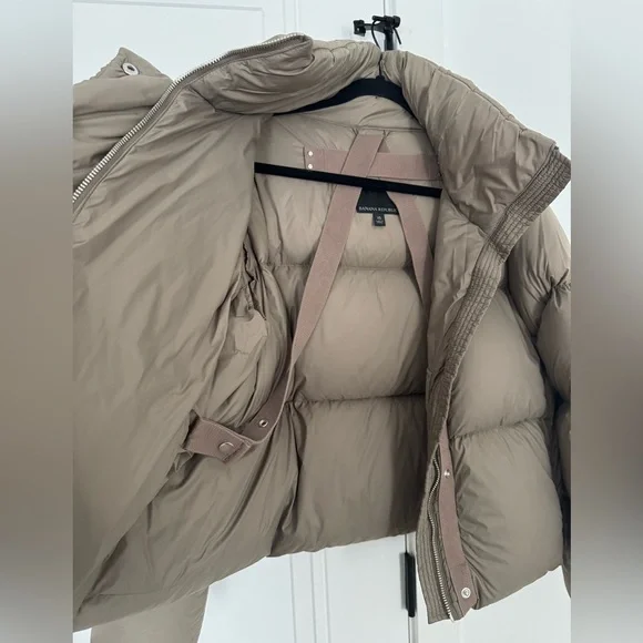 NWOT Banana Republic Short Puffer Jacket Down filled - Picture 2 of 6